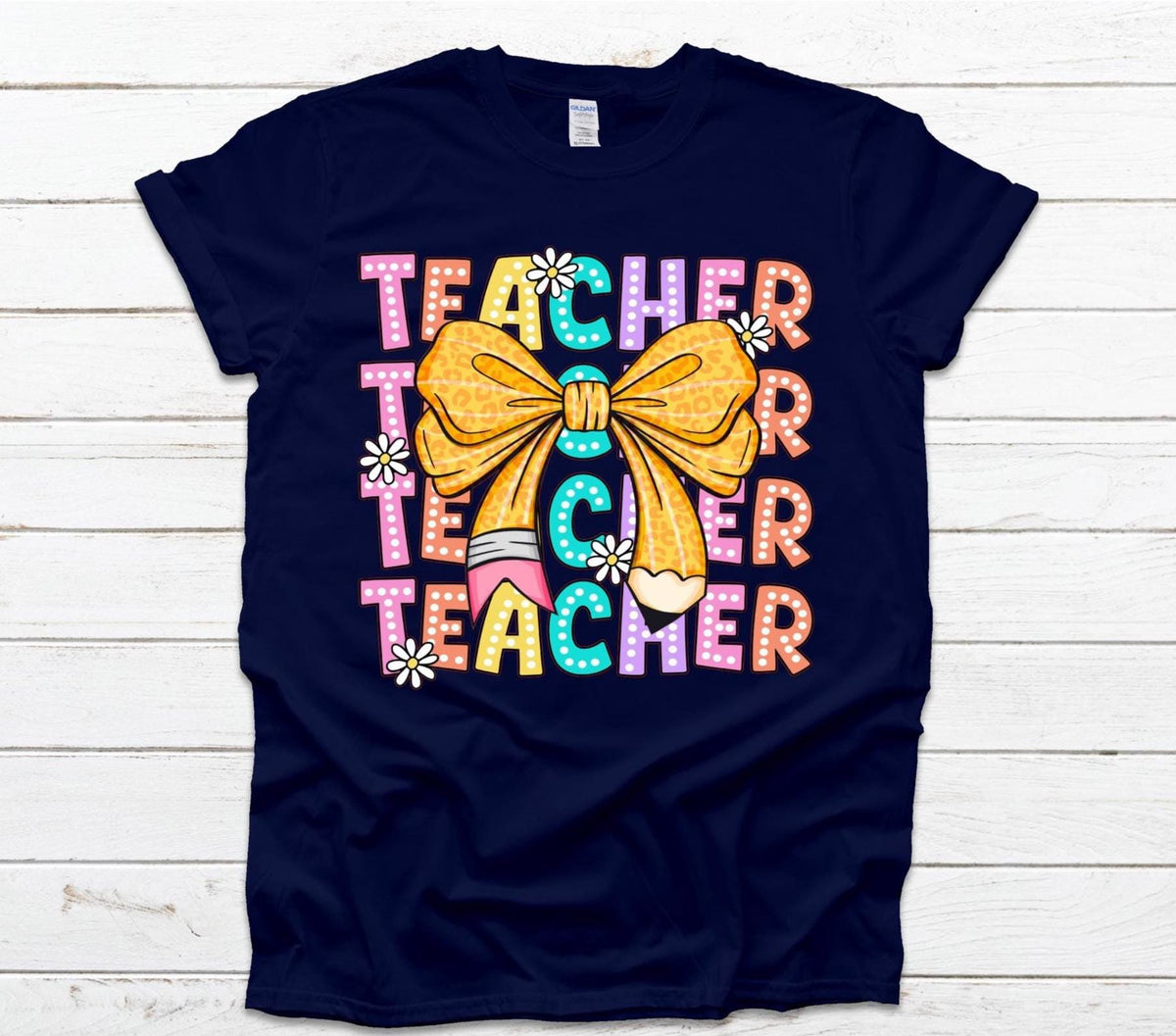 Teacher Shirt: Direct to Film Printed Educator Tee